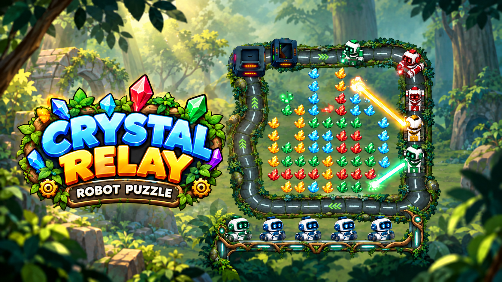 Ảnh banner game Crystal Relay: Robot Puzzle